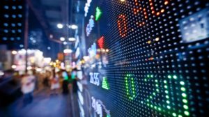 Tablica z informacją w kantorze wymiany walut