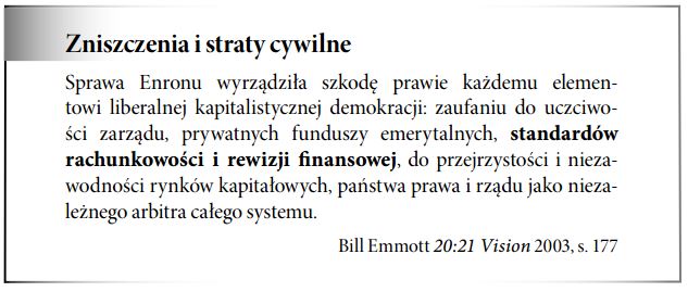 Enron, wpływ na sprawozdawczość finansową