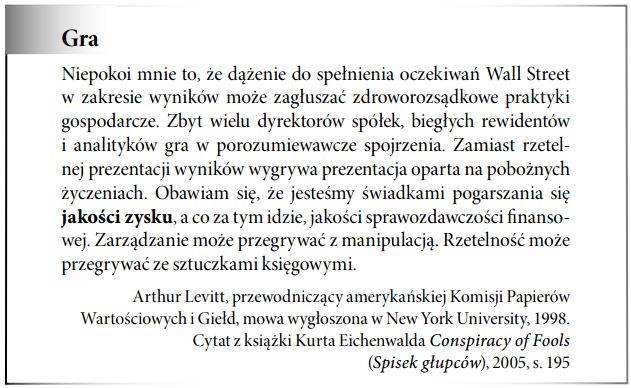 Jakość zysku księgowego