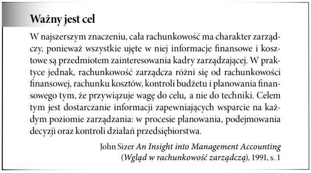 Rachunkowość zarządcza