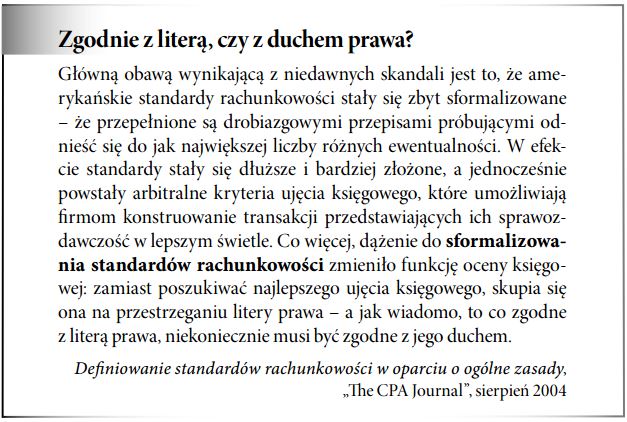 Sformalizowane (oparte na szczegółowych przepisach) standardy rachunkowości