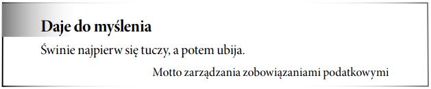 Zarządzanie zobowiązaniami podatkowymi