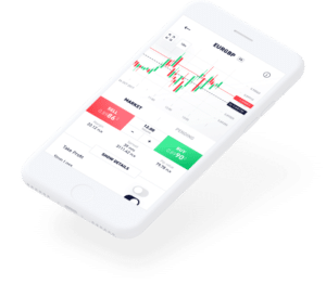 Handel w widoku mobilnym aplikacji XTB