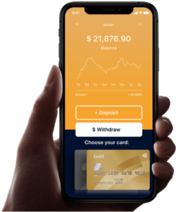 Podgląd ekranu handlu na urządzeniu mobilnym Bitcoin Up