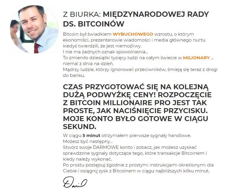 rekomendacja robota btc millionaire