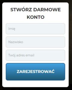 Formularz rejestracyjny robota Bitcoin Millionaire