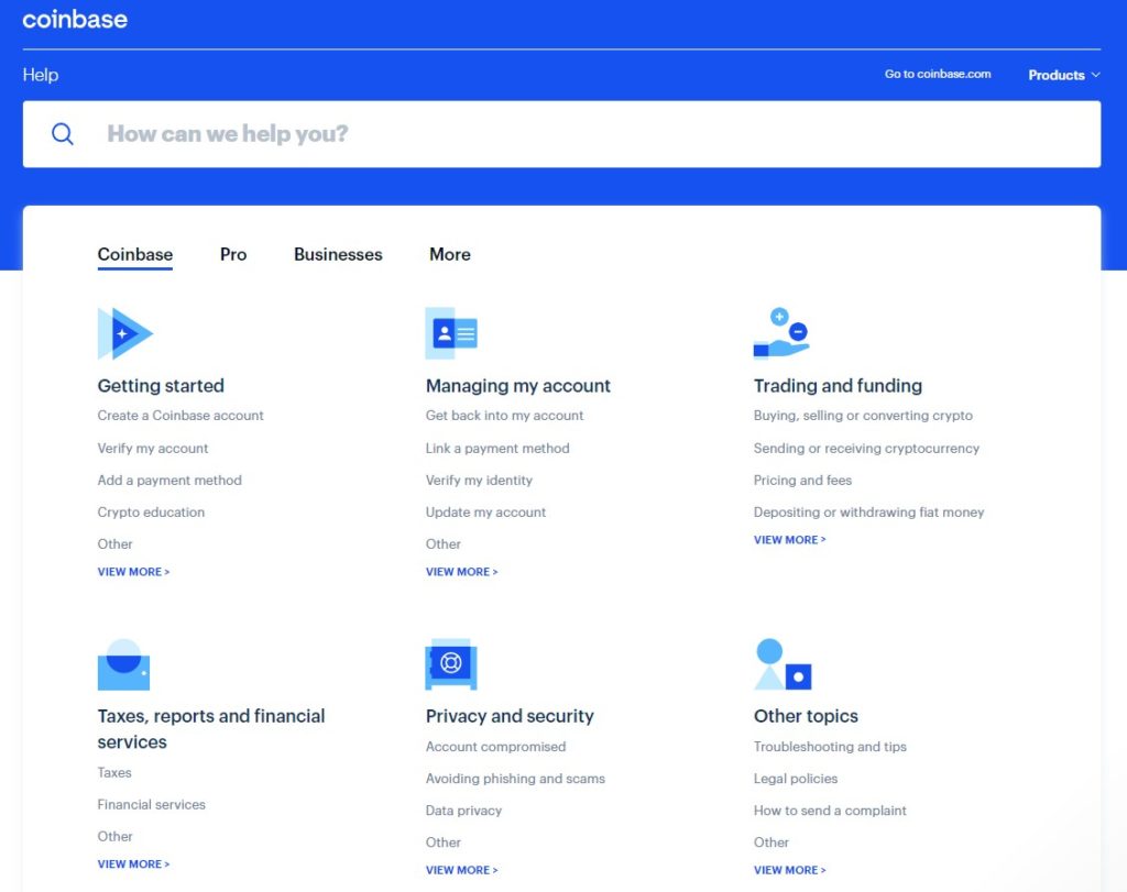 Opinie na temat supportu Coinbase zakres udzielanego wsparcia