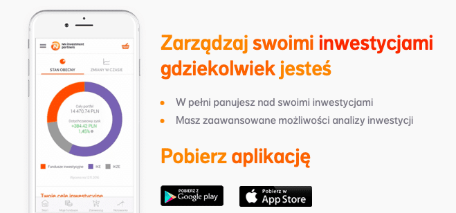zarządzaj funduszami NN TFI w aplikacji mobilnej