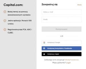zarejestruj się na capital.com
