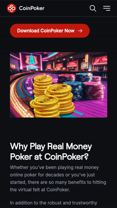 legalny poker w coinpoker