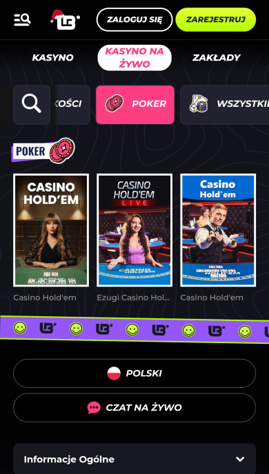 legalny poker w Lunubet