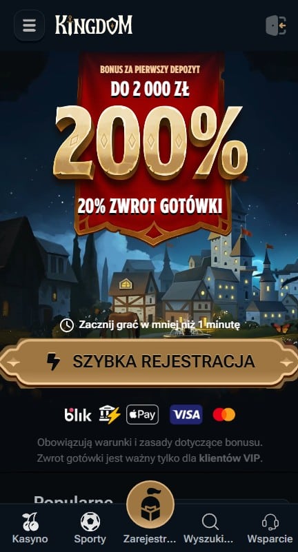 Kingdom Casino strona główna